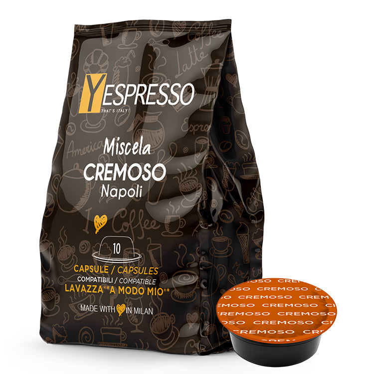 100 Capsule compatibili Lavazza A MODO MIO - CREMOSO