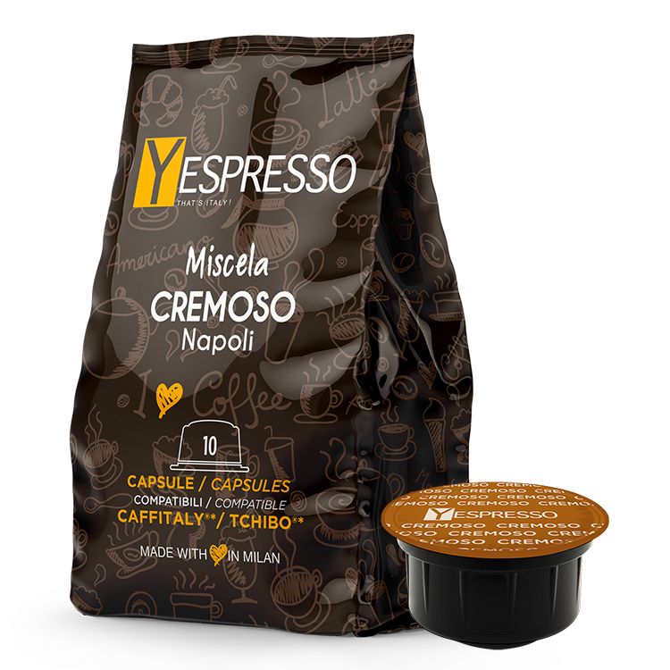 80 Capsule compatibili CAFFITALY - CREMOSO