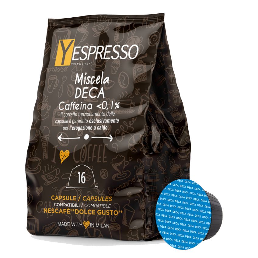 64 Capsule compatibili DOLCE GUSTO - DECAFFEINATO