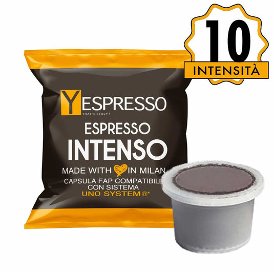 100 Capsule UNO SYSTEM - Espresso INTENSO