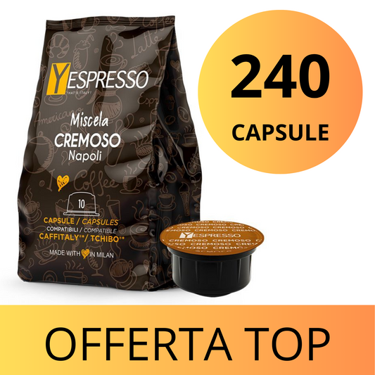 240 Capsule compatibili CAFFITALY - CREMOSO