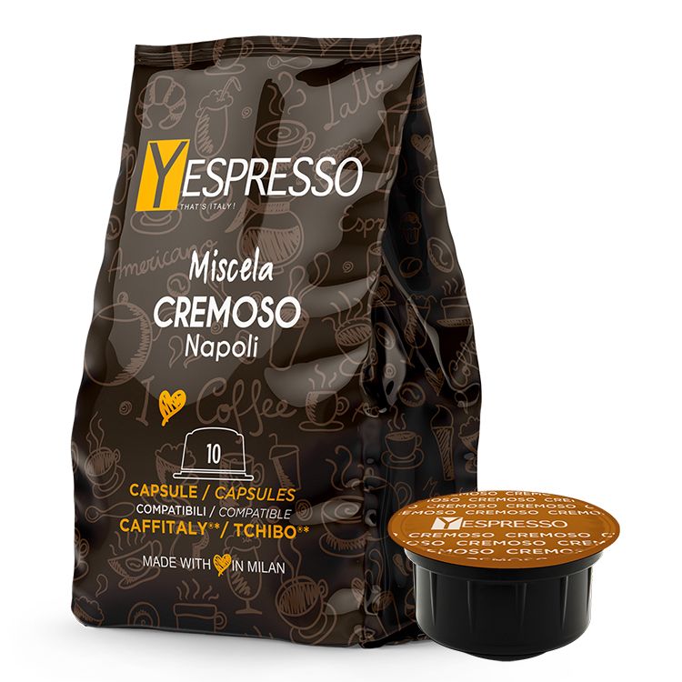 10 Capsule compatibili CAFFITALY - CREMOSO