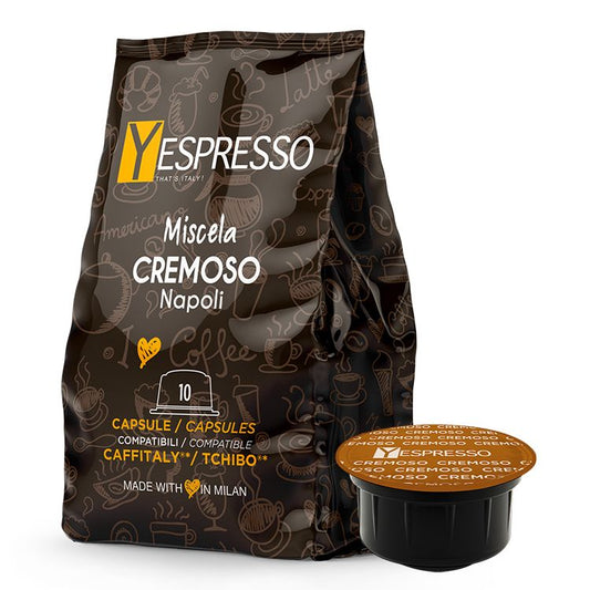10 Capsule compatibili CAFFITALY - CREMOSO