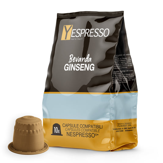 10 Capsule compatibili NESPRESSO - GINSENG