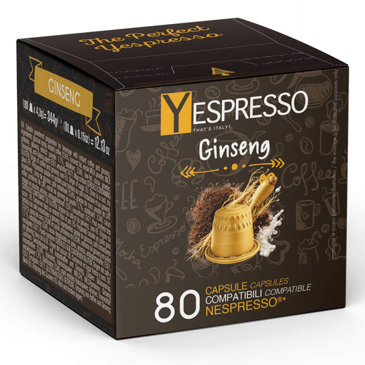 80 Capsule compatibili NESPRESSO - GINSENG